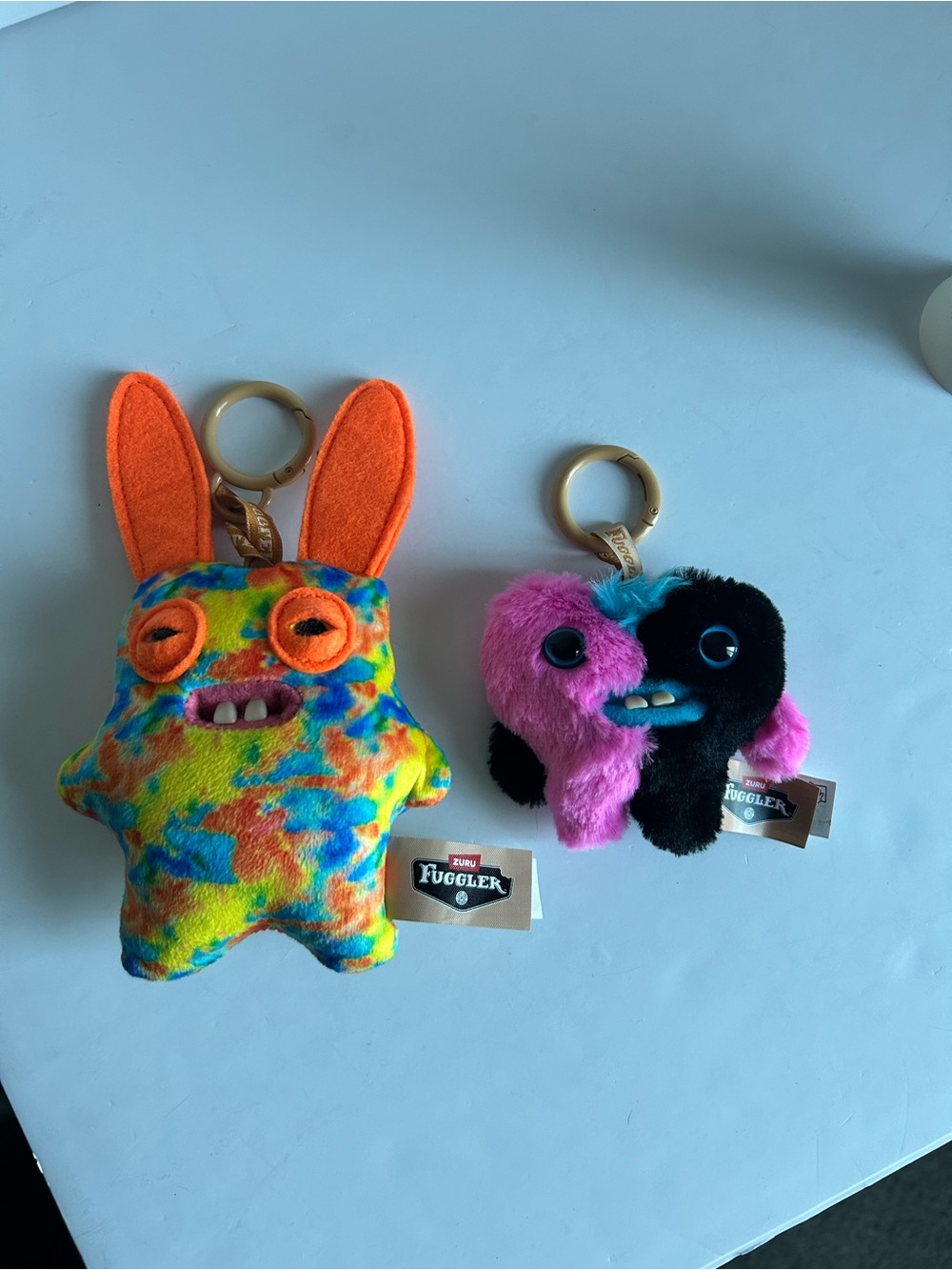Fuggler  Keyrings Series Plush - Annoyed Rabbit and the fuggler baby heart